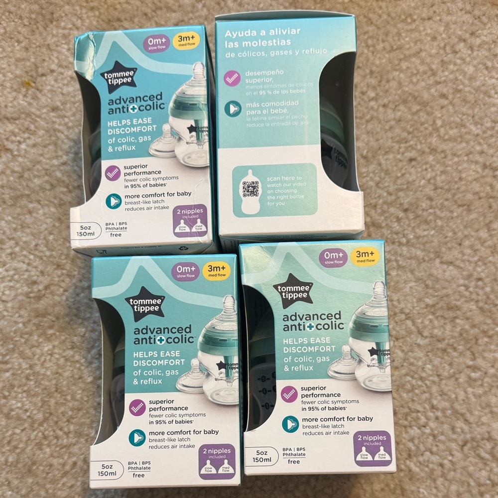Tommee Tippee Advanced Anti-Colic Baby Bottles